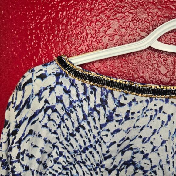 Soft Surroundings South Beach Patterned Tunic Top Beachy Medium - Picture 6 of 9